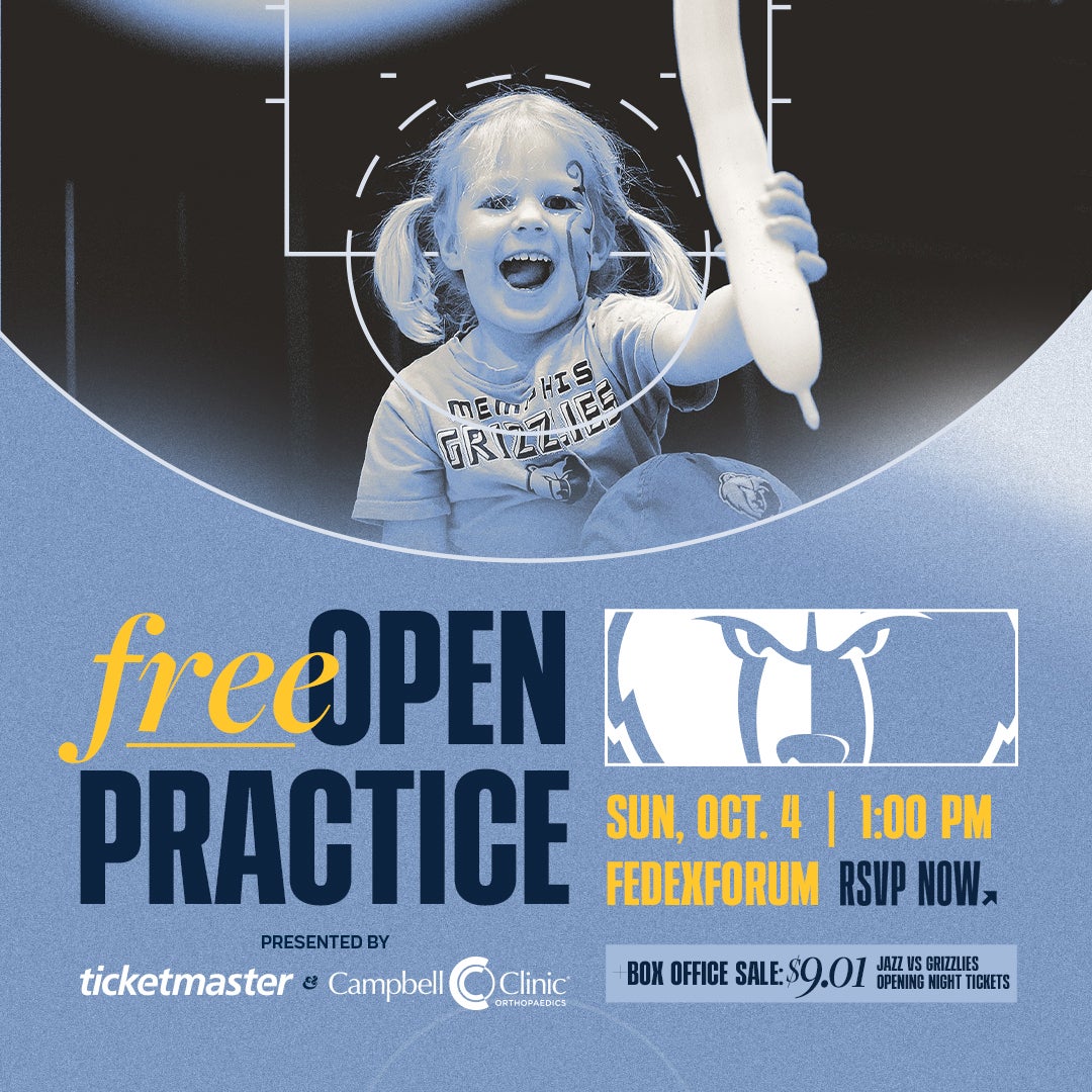 More Info for Memphis Grizzlies Open Practice 